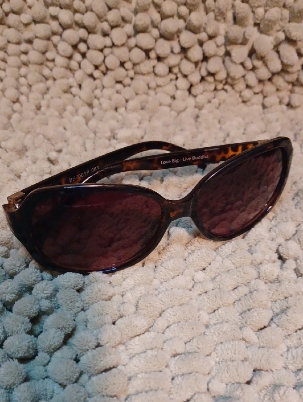Big Buddha Tortoiseshell Sunglasses with Brown Lenses